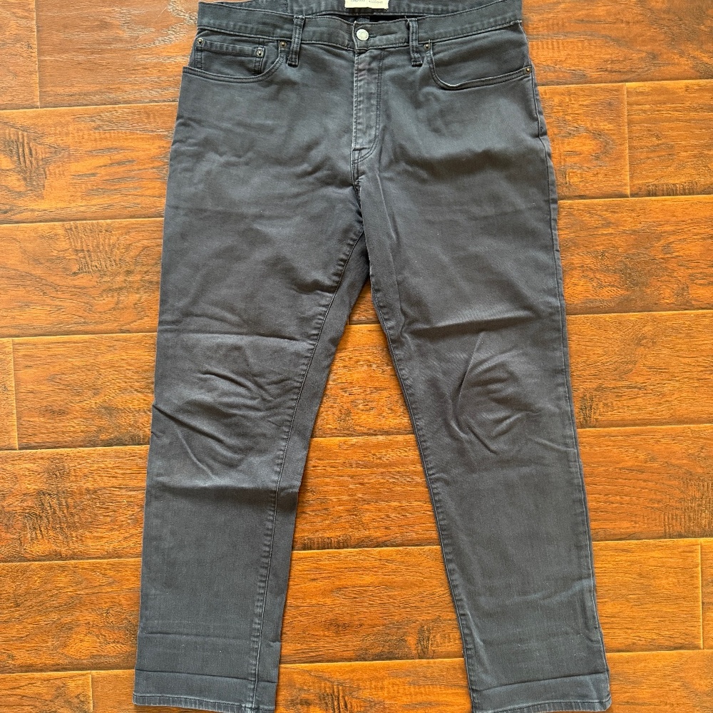GAP 1969 5 Pocket Denim Pant - Dark Grey Wash - Size 34 x 30